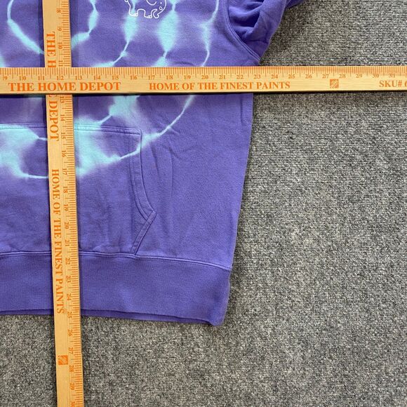 Ivory Ella Dusk Burst Tie Dye Sweatshirt Hoodie Womens Small S Purple Blue NWT - Picture 9 of 16